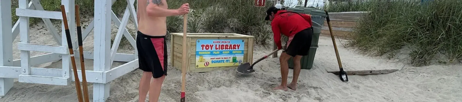 Beach Toy Box Install