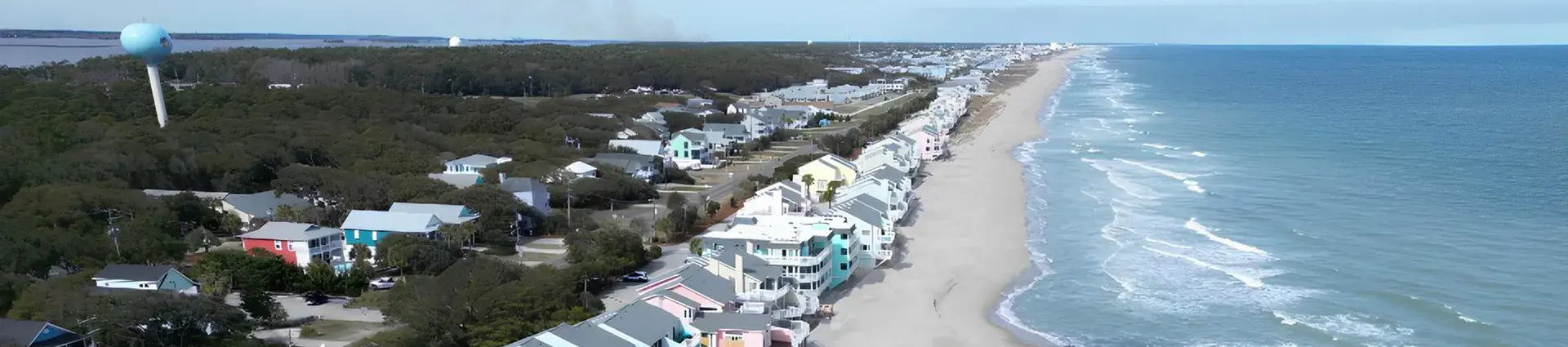 Kure Beach Shoreline Water Tower