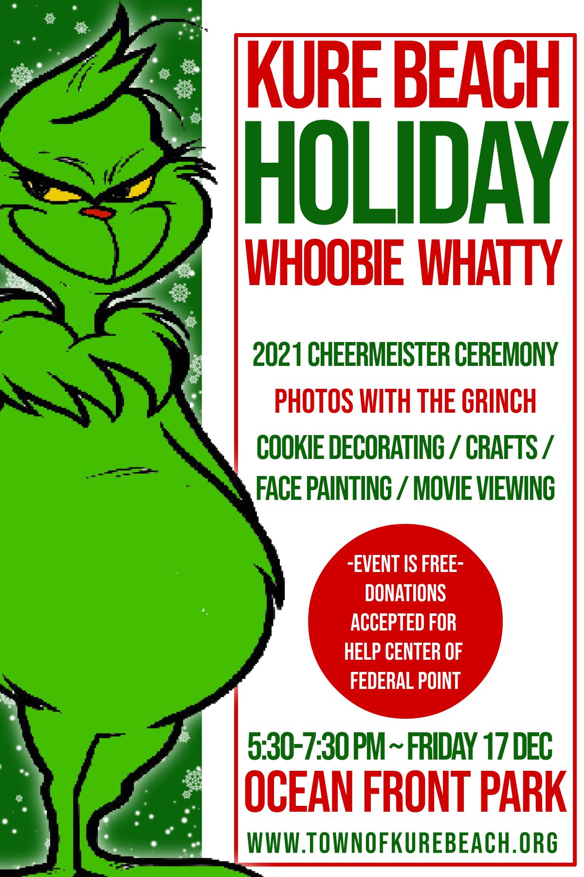 Holiday Whoobie Whatty Information Flyer