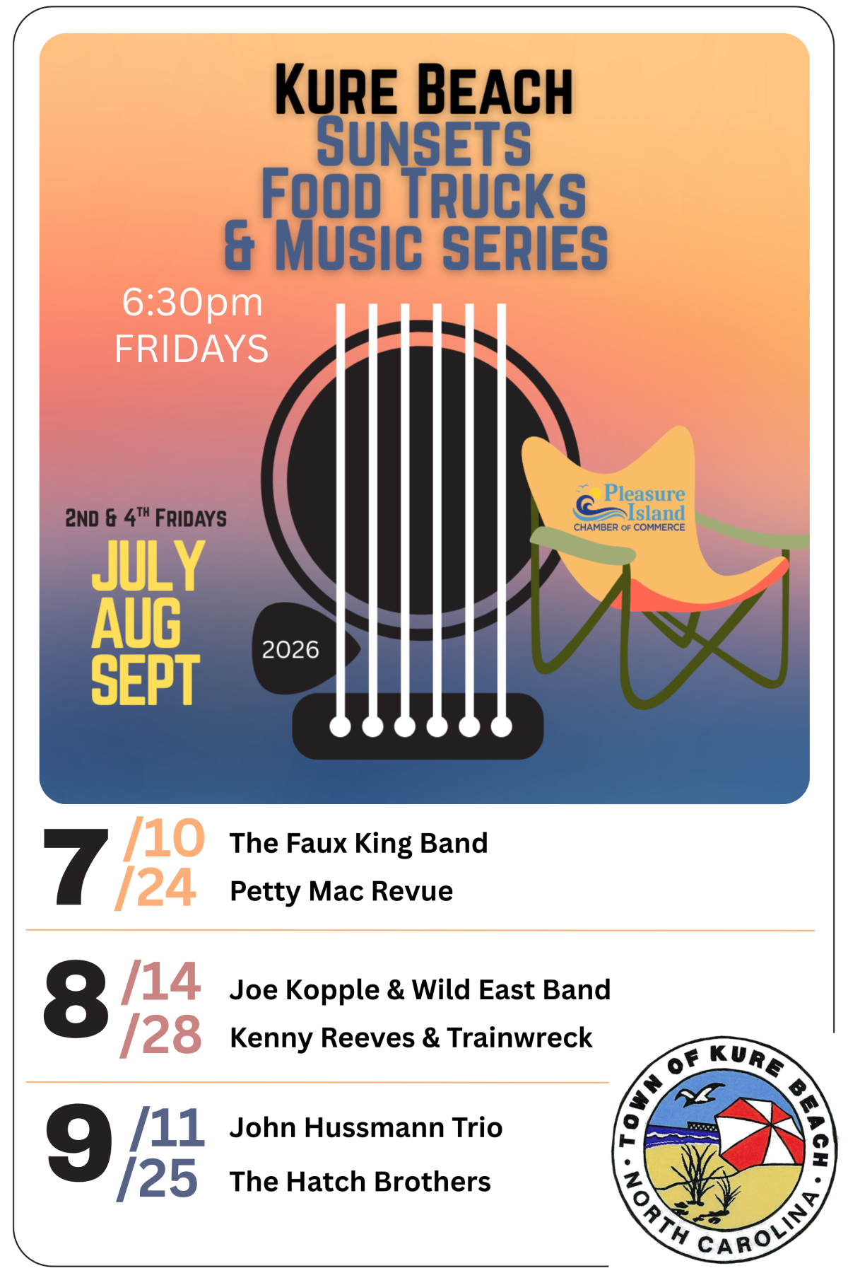 Blakeslee Concert Series schedule