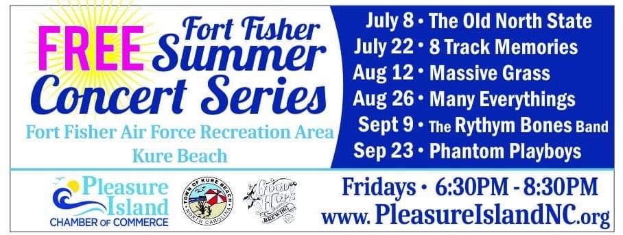 Fort Fisher Summer Concert Series Schedule