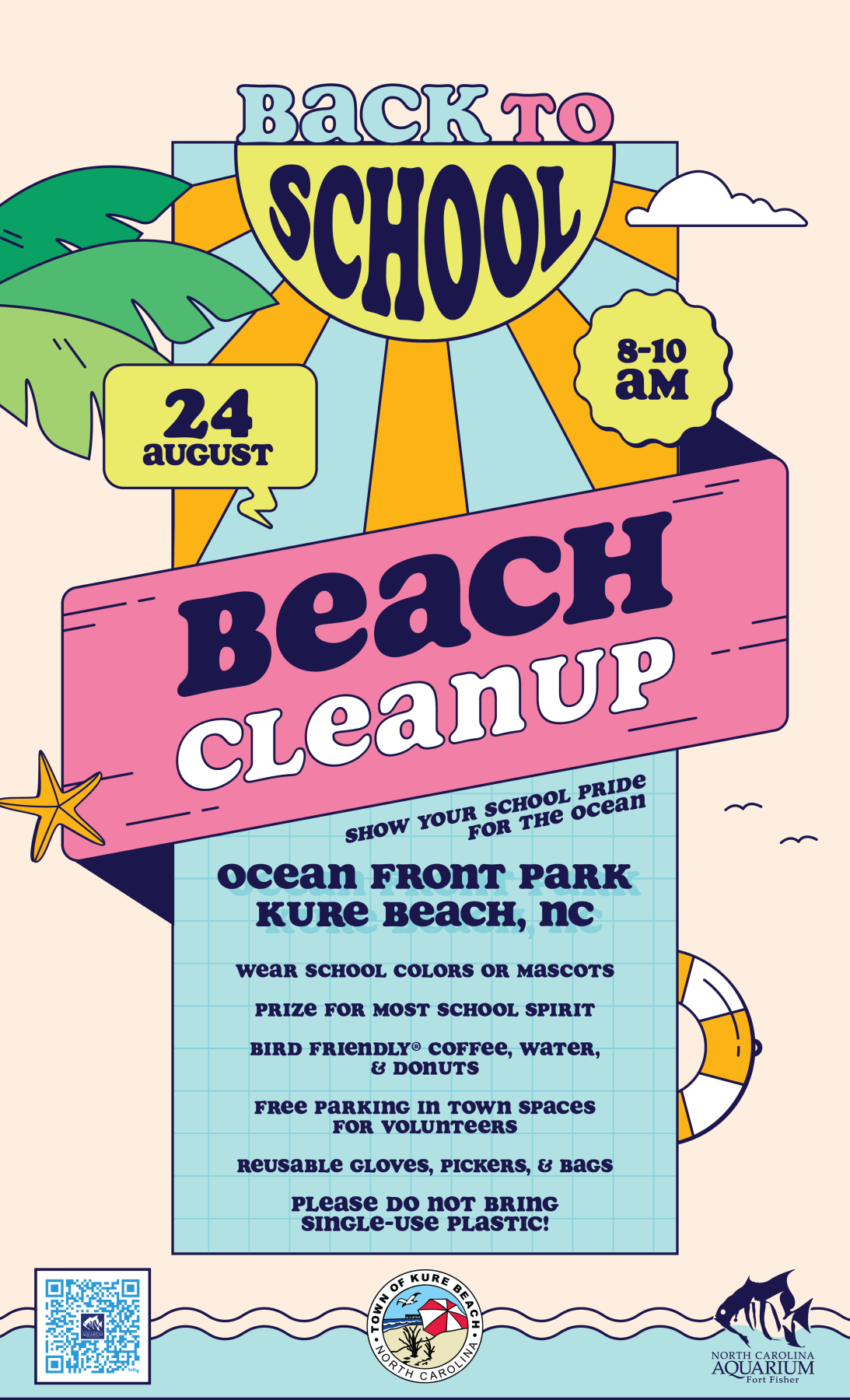 Back to School Beach Cleanup Details