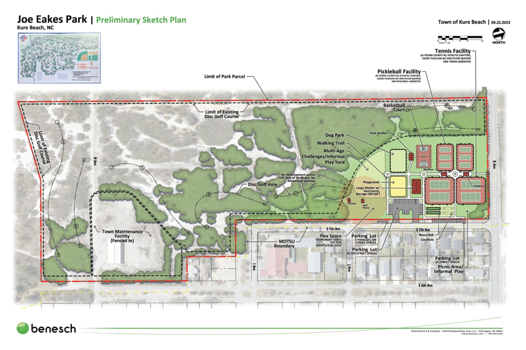 Joe Eakes Park Preliminary Site Plan