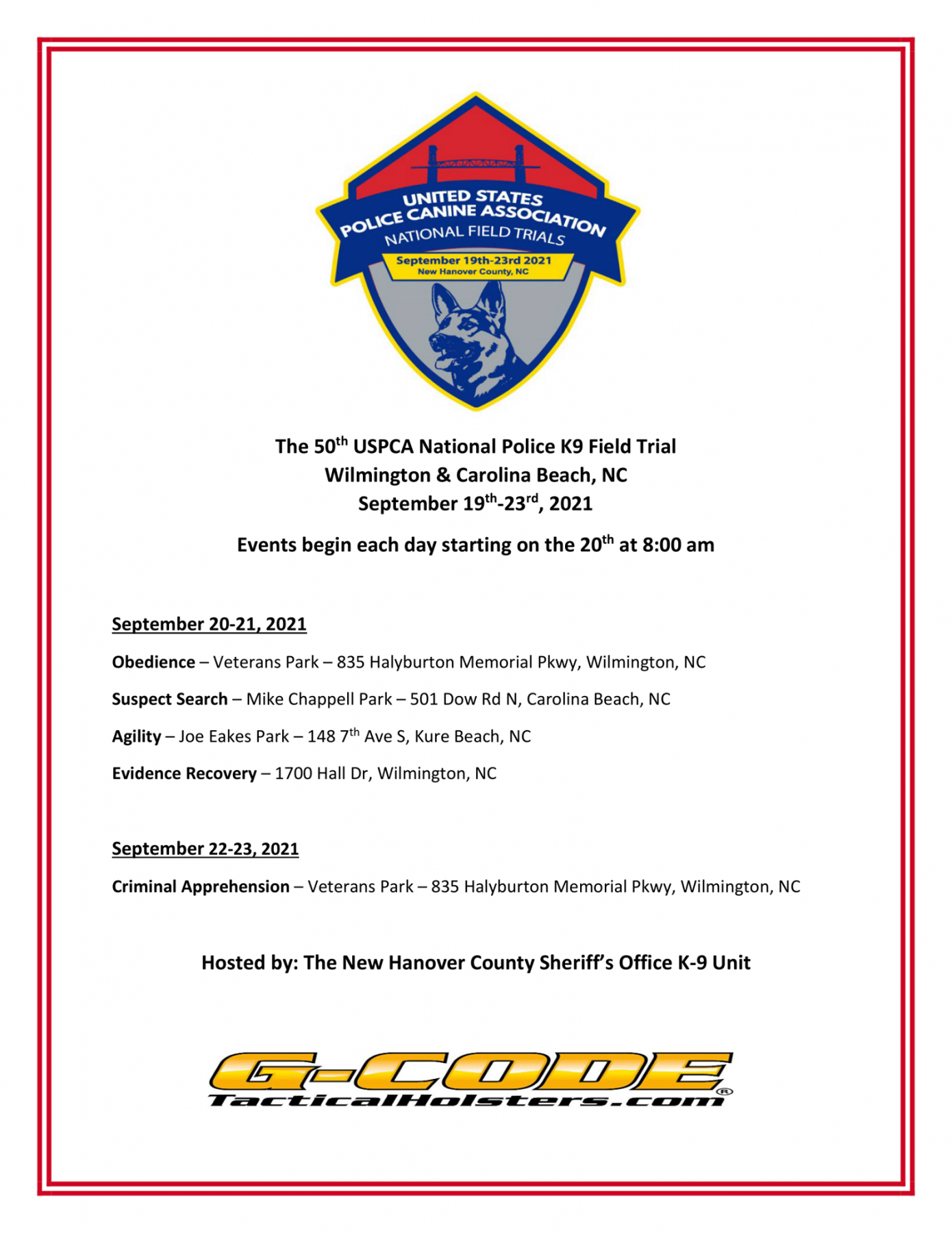 Police K9 Event Details Police K9 Event Details