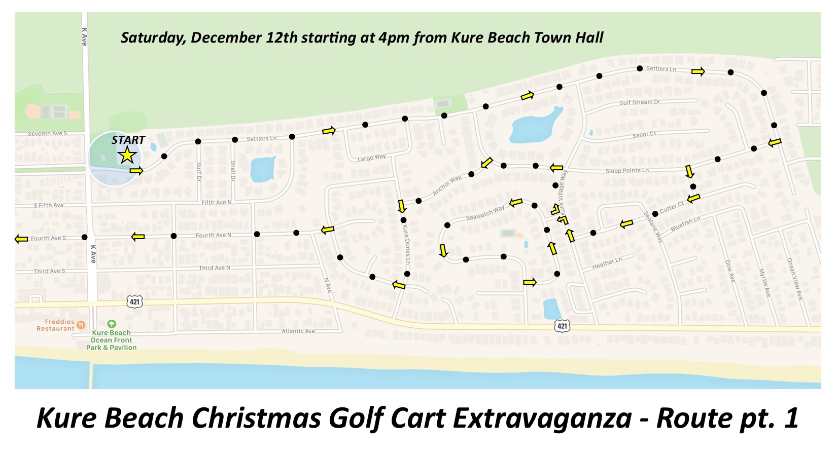 Golf Cart Extravaganza Route pt1