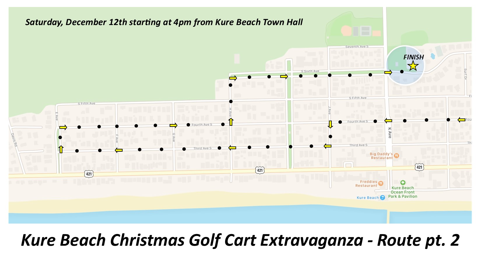 Golf Cart Extravaganza Route pt2